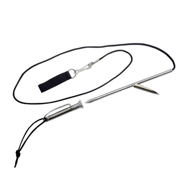 Mechanic fish stringer with nozzle