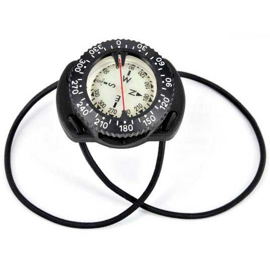 Wrist compass with bungee cords