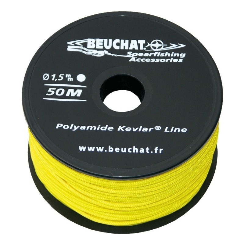 Reel Beuchat kevlar 1,5mm, 150kg,  50 meters
