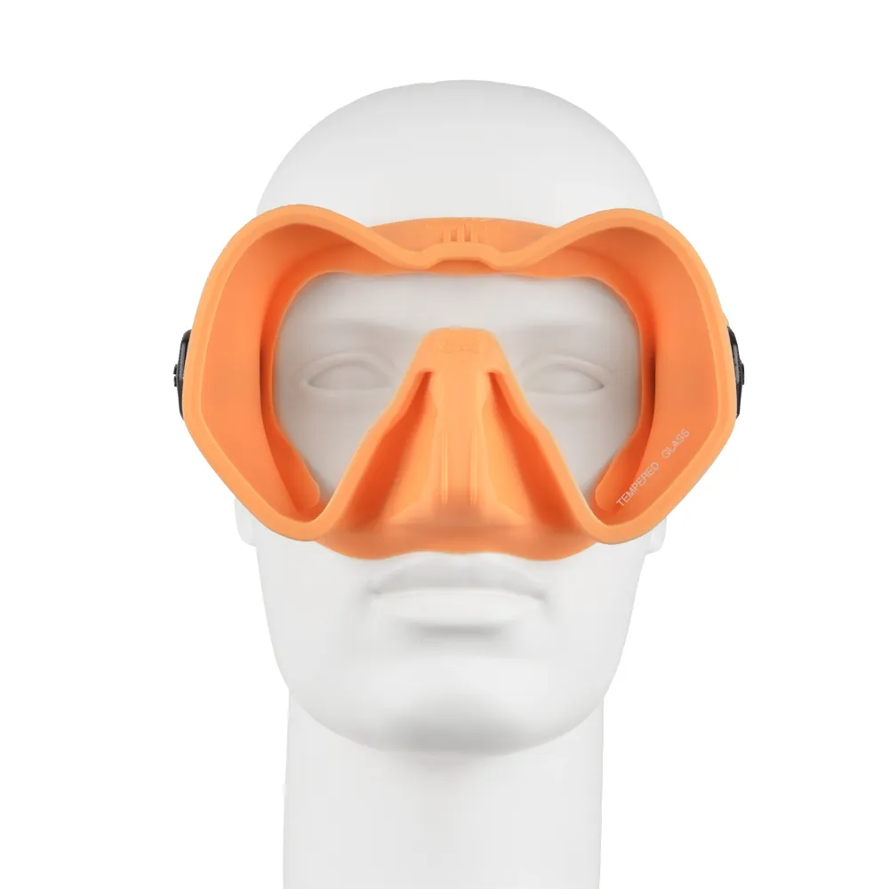 Маска C4 Skyline, оранжевая, с antifog покрытием