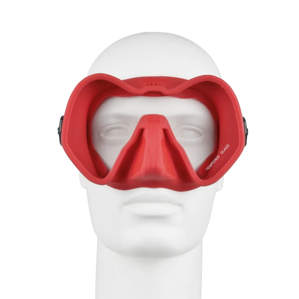 Маска C4 Skyline, красная, с antifog покрытием