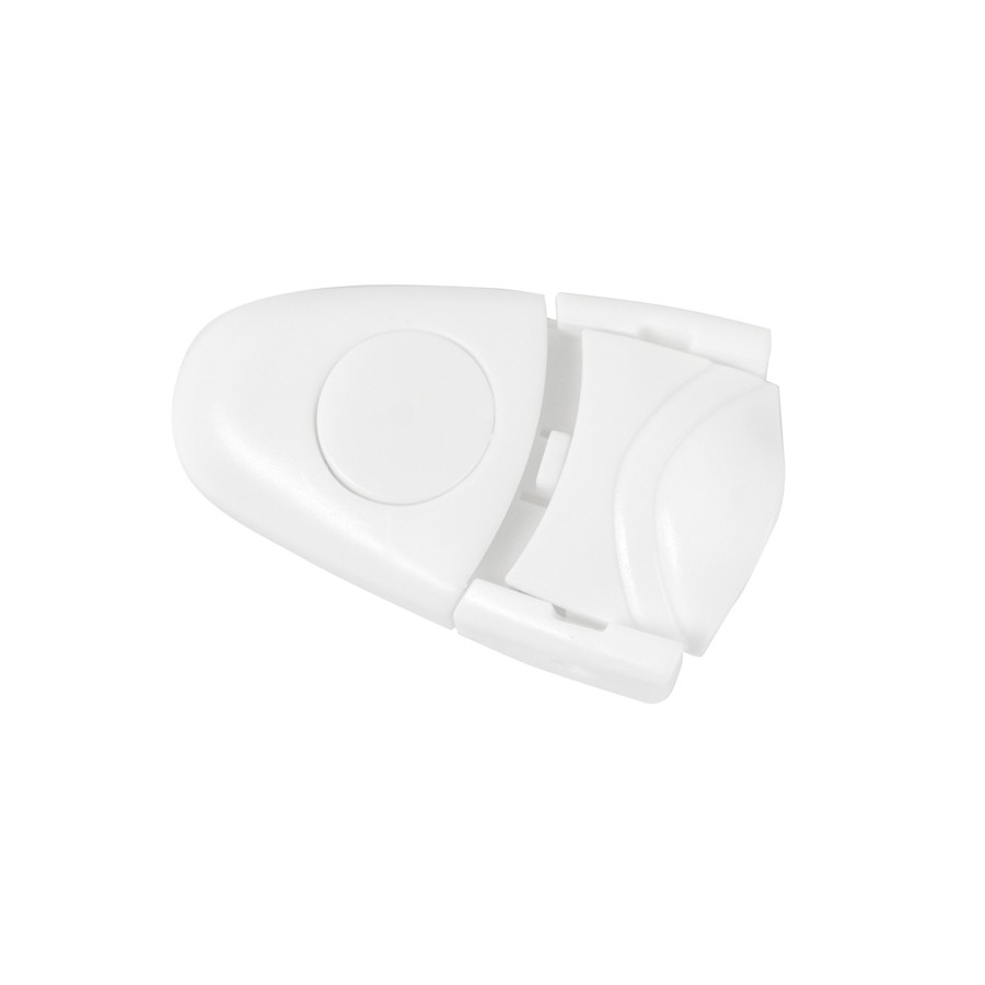 Buckle for fins Scorpena Miami, white, 1pc