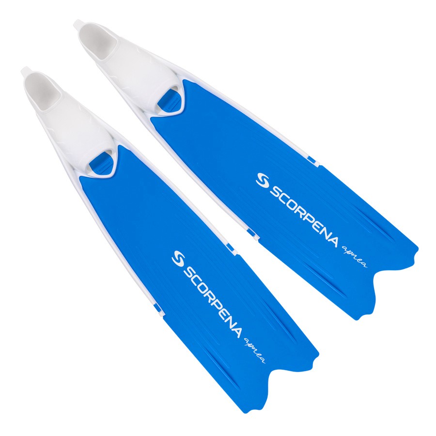 Fins Scorpena F1, white - blue