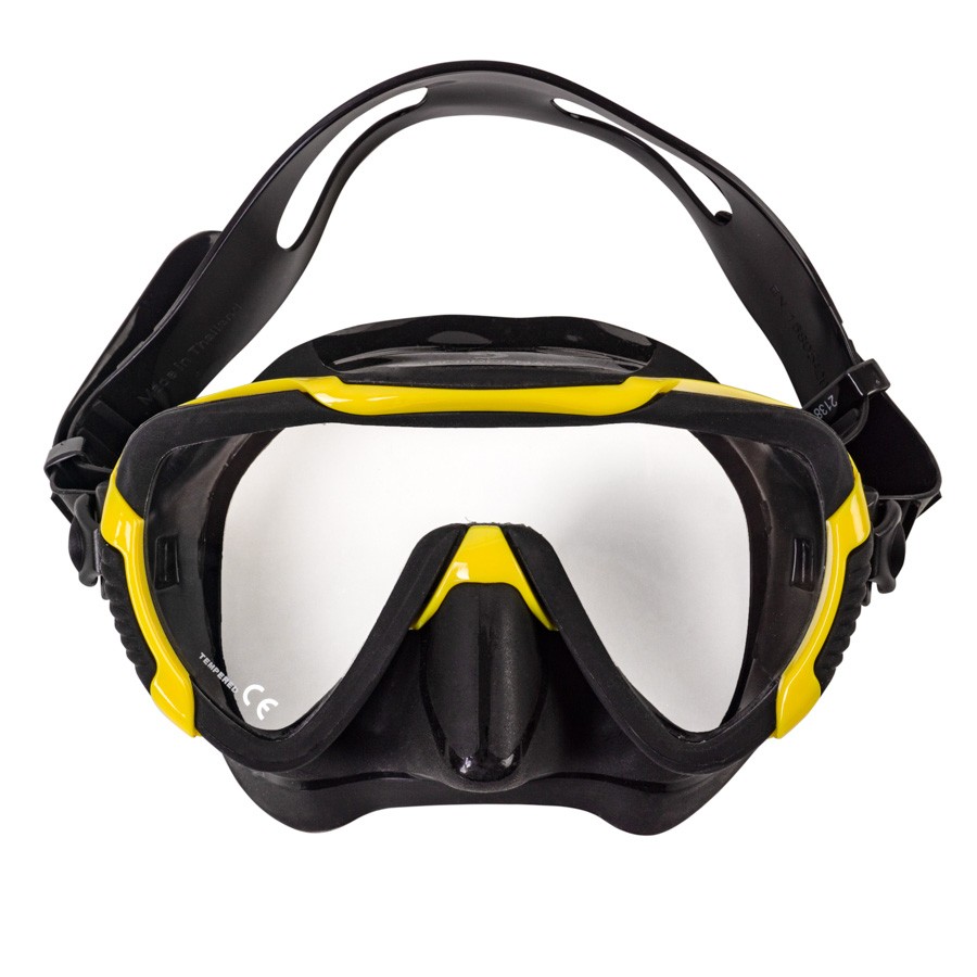 Mask Scorpena Miami, black - yellow