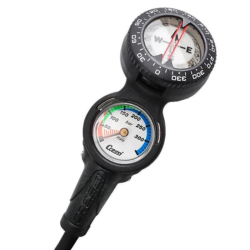 Console Cressi - compass + pressure gauge