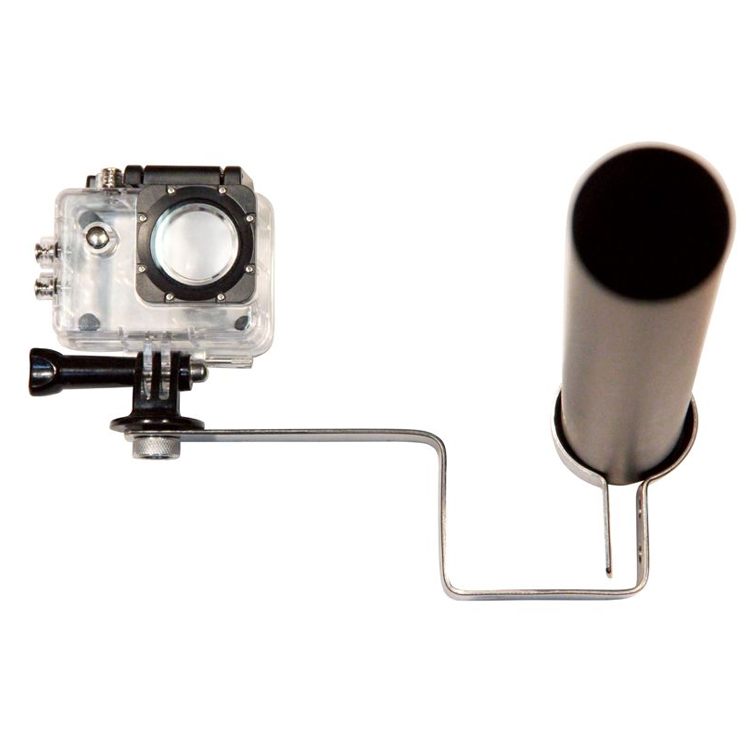 Camera mount for pneumatic speargun