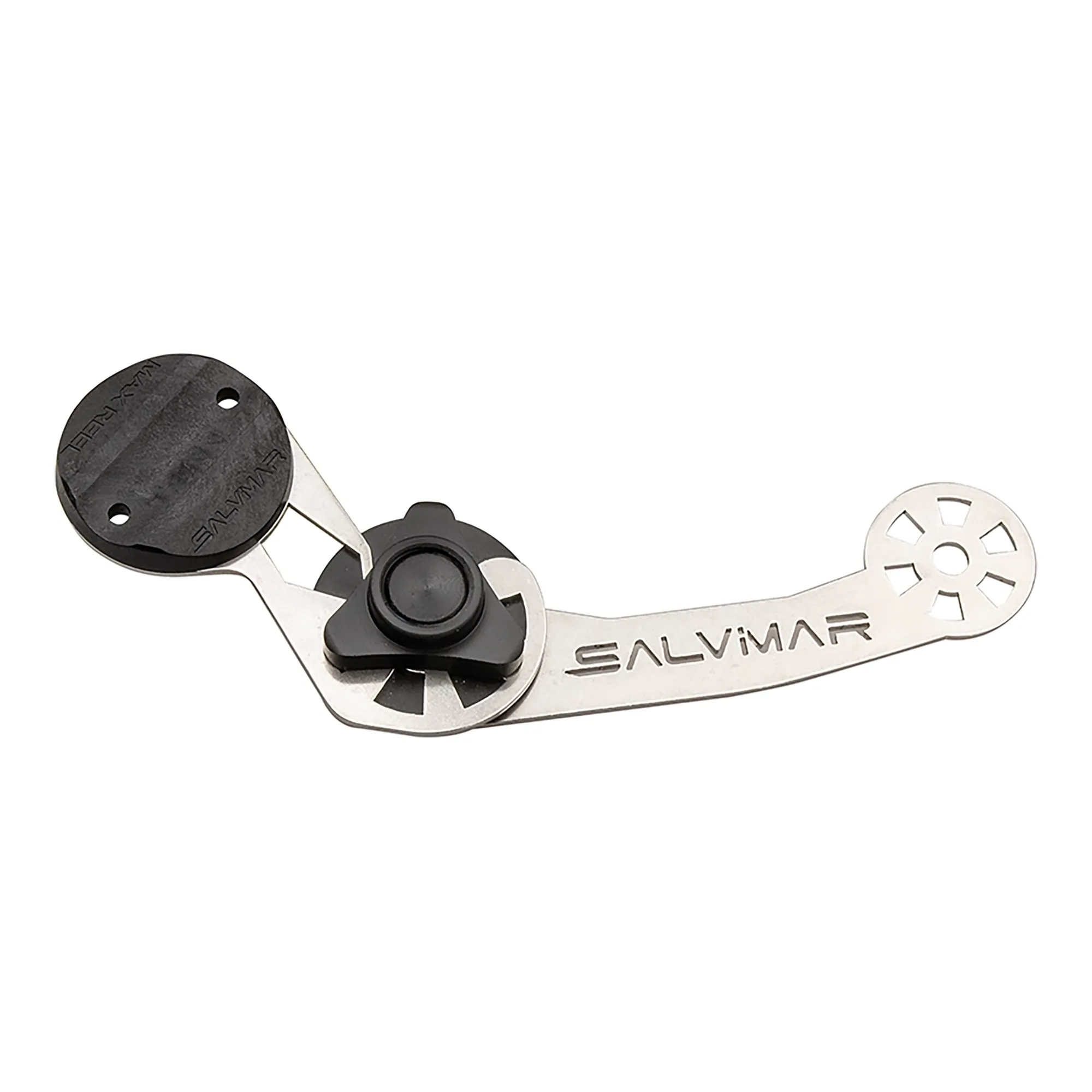 Camera mount for Salvimar rubber speargun, double, stainless steel