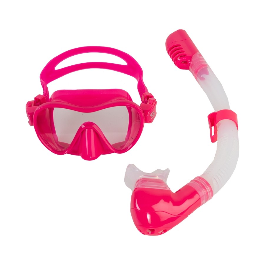 3-8 years - Snorkeling set Scorpena Kids pink