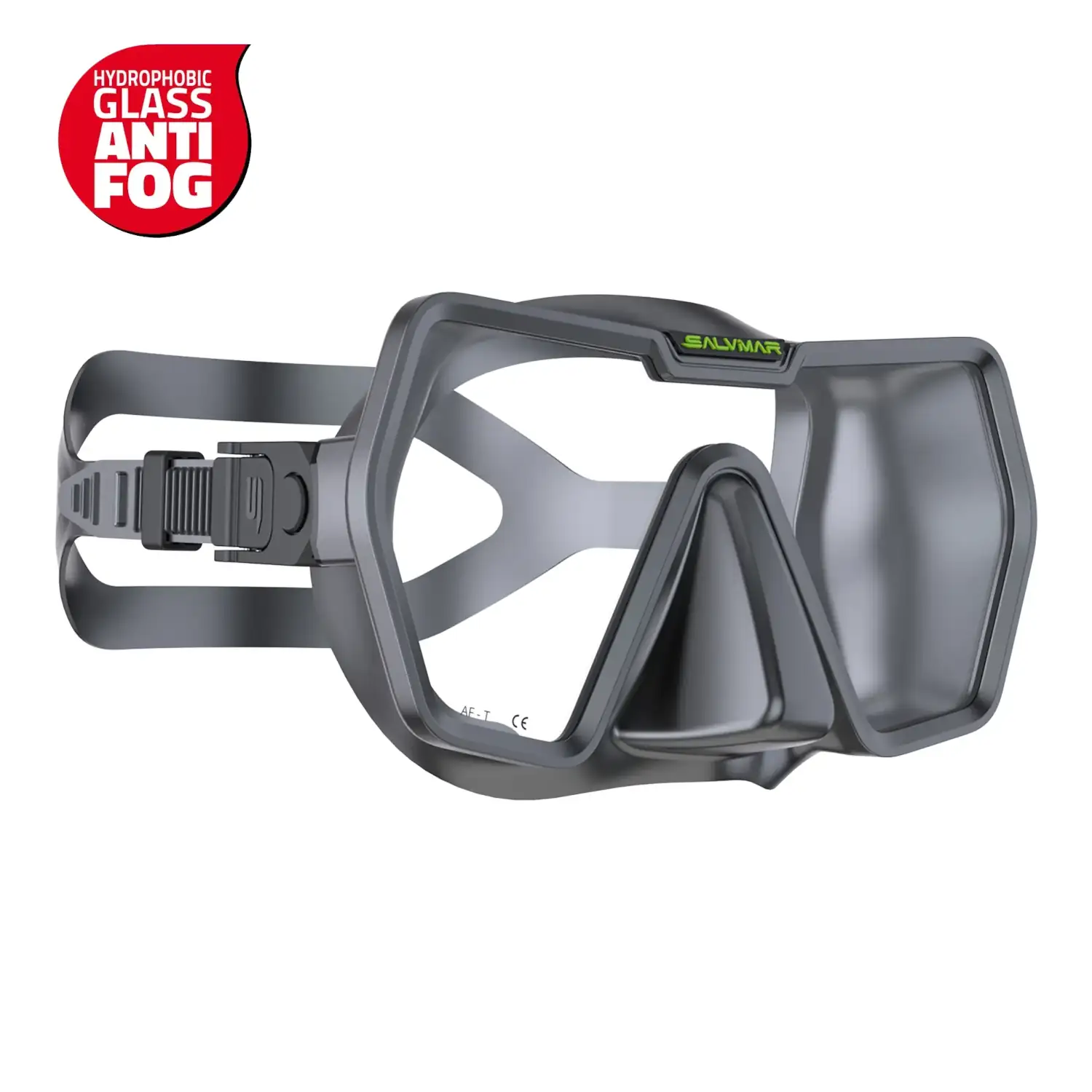 Mask Salvimar Drake, grey, with anti-fog coating