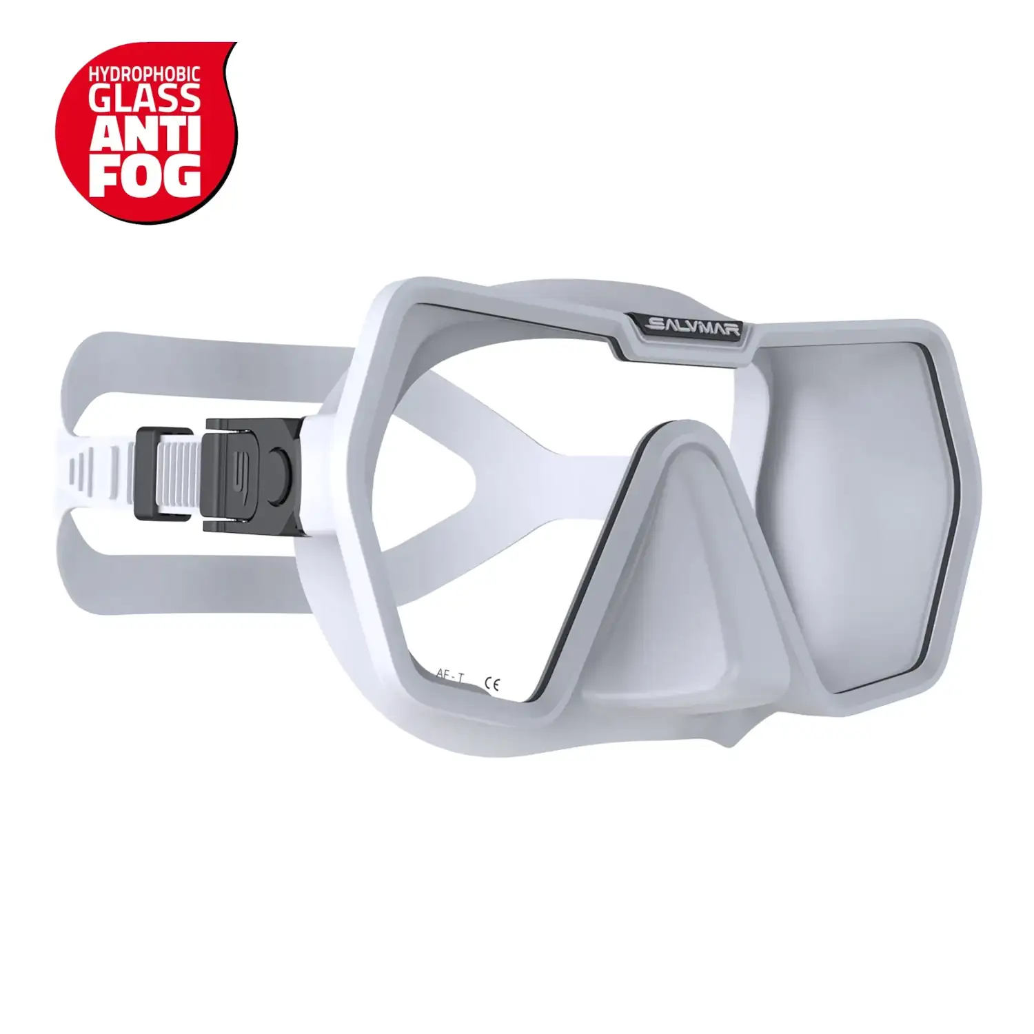 Mask Salvimar Drake, white, with anti-fog coating