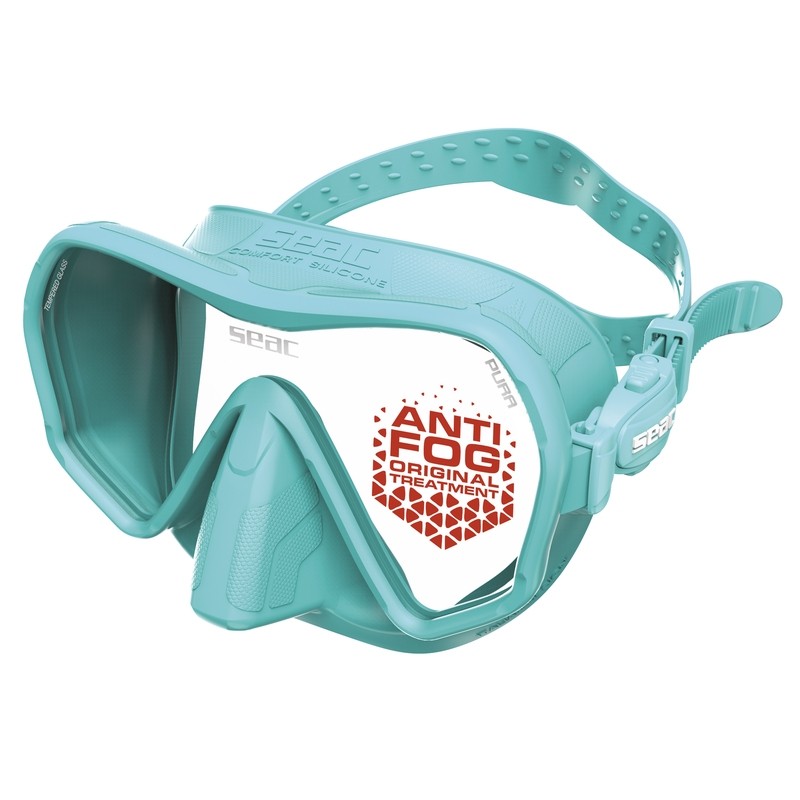 Mask Seac Sub Pura, tiffany with anti-fog coating