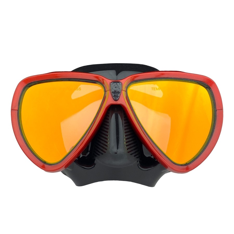 Mask Scorpena A3, red, coated