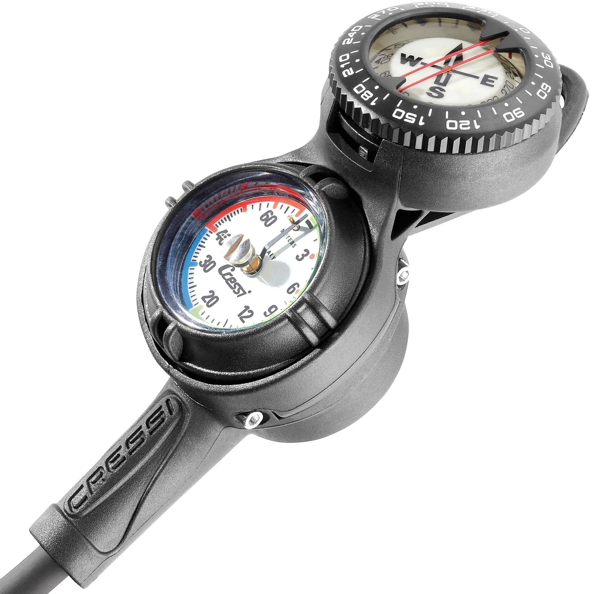 Console Cressi - compass + pressure + depth gauge