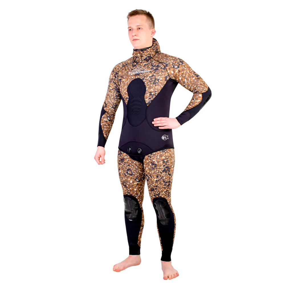 Wetsuit Scorpena C3, 5 mm, brown