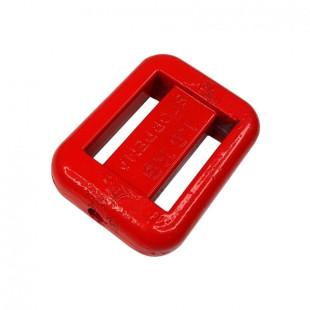 Weight for belt Scorpena 1 kg, red, with whole for fish stringer