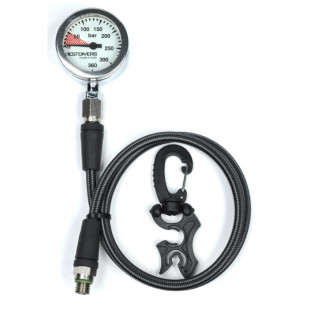 Pressure gauge Best Divers 52×25mm + hose 80cm