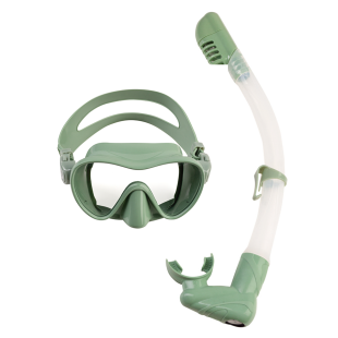 3-8 years - Snorkeling set Scorpena Kids green