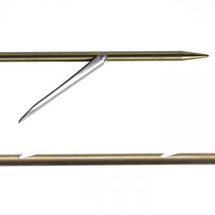 Shaft Scorpena with notches, without thread, 1 barb, 6.5мм