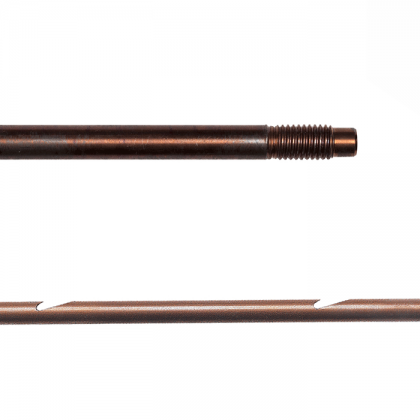 Shaft Salvimar with notches, with thread, 6.5мм