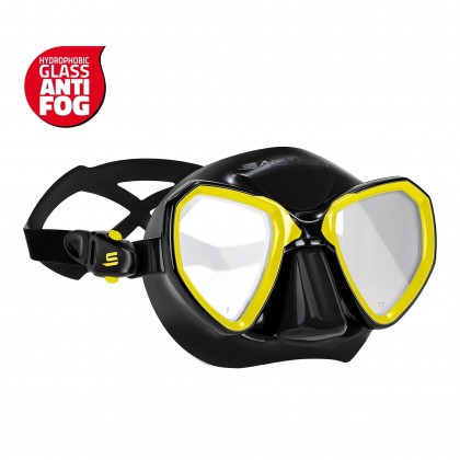 Mask Salvimar Morpheus Anti Fog, black-yellow