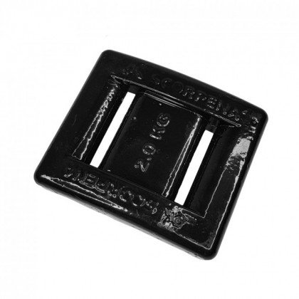 Weight for belt Scorpena 2 kg, black