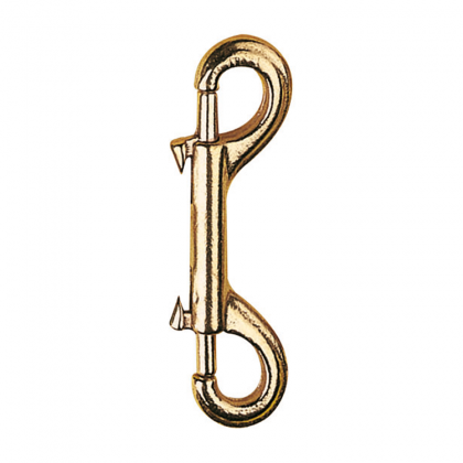 Double brass carabiner Best Divers 120 mm (2 pieces)