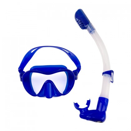 Snorkeling set Scorpena, bright-blue