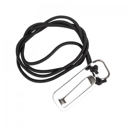Buckle with elastic cord for a belt