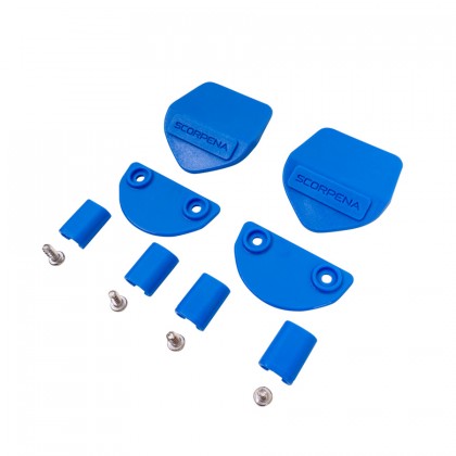 Assembling set for fins F1, blue
