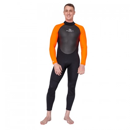Wetsuit Scorpena Hawaii, 3-2 mm, orange neon