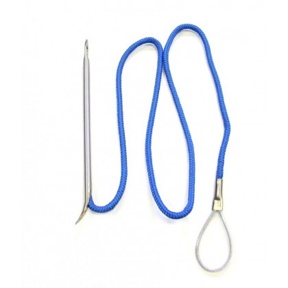 Sheathed fish stringer with loop