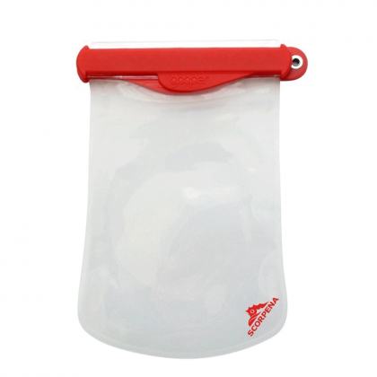 Waterproof case with magnetic fastener