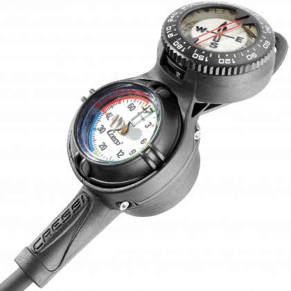 Console Cressi - compass + pressure + depth gauge
