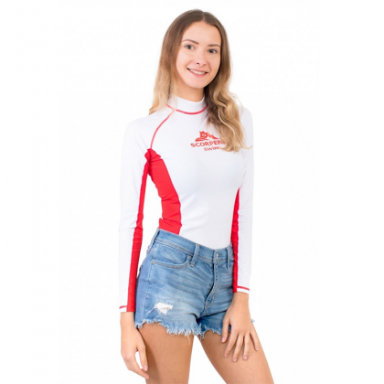 Lycra t-shirt for women Scorpena, white