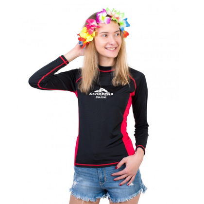 Lycra t-shirt for women Scorpena, black